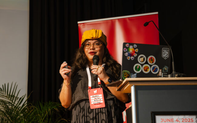 Photo of speaker Charlese Saballe at Womenize 2025