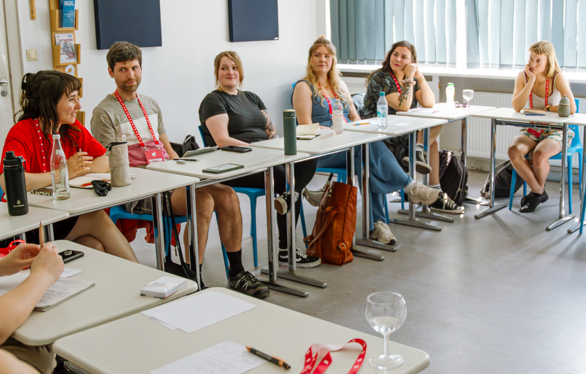 Attendees at a workshop